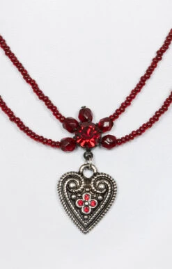 Modische Damenbekleidung Geschäft -Modische Damenbekleidung Geschäft 32A3602 Halskette Schuhmacher Perlenkette 13007 2044 rot B