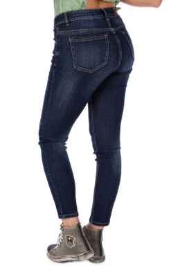 Hangowear Jeanshose Lang WANDA Dunkelblau 28 Hangowear Jeanshose Lang WANDA Dunkelblau -Modische Damenbekleidung Geschäft Damen Jeanshose Hangowear Wanda dunkelblau P