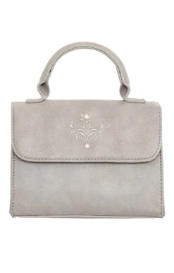 Lady Edelweiss Handtasche 18301 Grau In Lederoptik