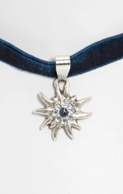 Modische Damenbekleidung Geschäft -Modische Damenbekleidung Geschäft Halskette Schuhmacher Samdband elastisch 9197 CB marine B