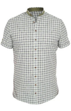 Gipfelstürmer Kurzarmhemd 421002-4237-56 Trachtengrün (Slim Fit) 19 Gipfelstürmer Kurzarmhemd 421002-4237-56 Trachtengrün (Slim Fit) -Modische Damenbekleidung Geschäft Herrenhemd Gipfelstuermer 421002 4237 56 trachtengruen H