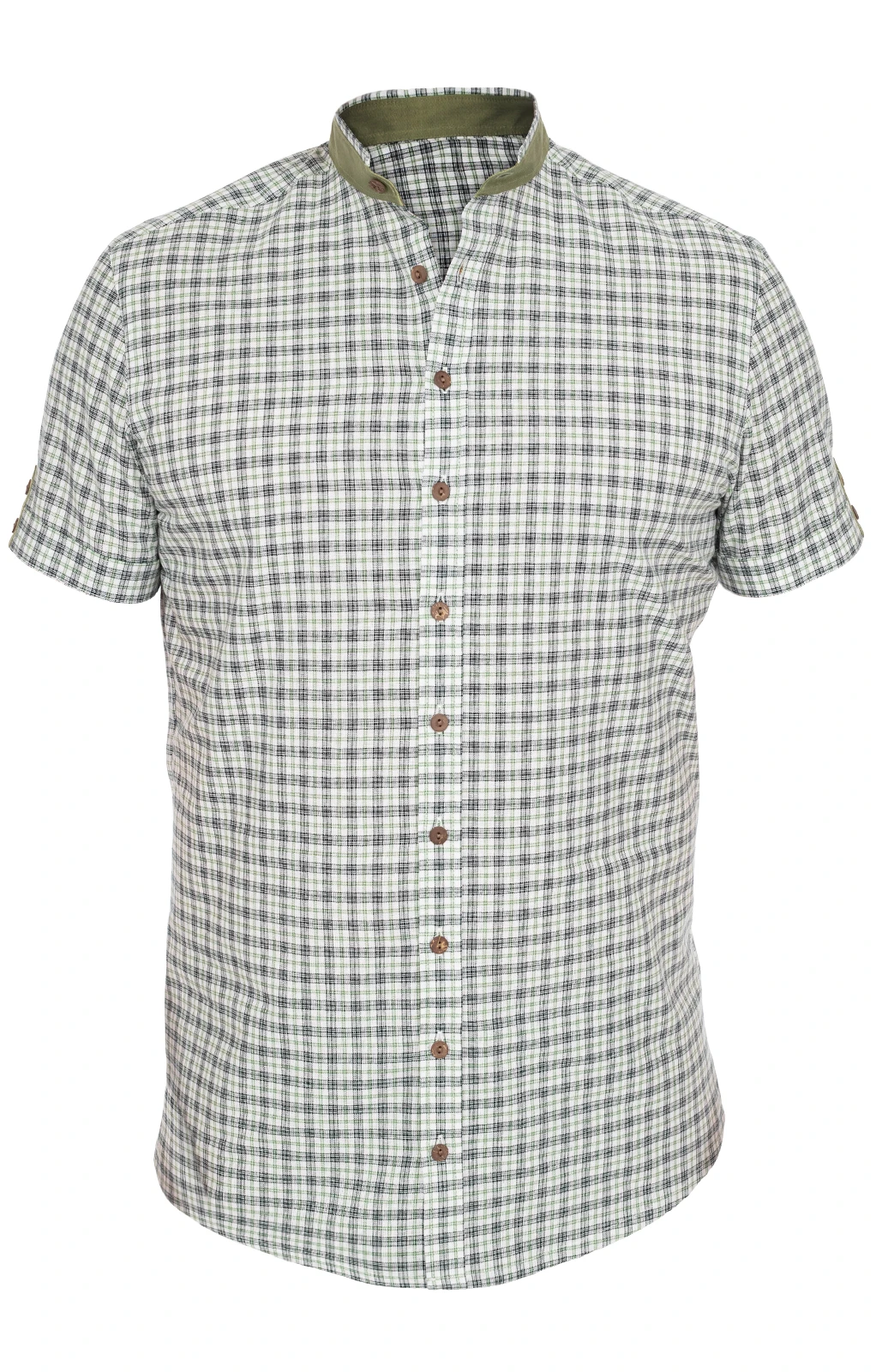 Gipfelstürmer Kurzarmhemd 421002-4237-56 Trachtengrün (Slim Fit) 8 Gipfelstürmer Kurzarmhemd 421002-4237-56 Trachtengrün (Slim Fit) – Bild 6