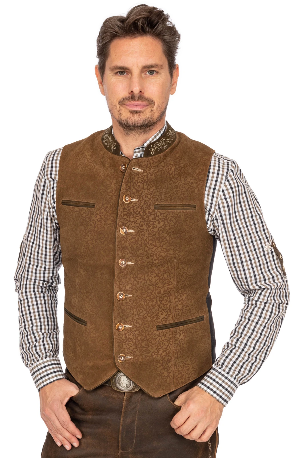 Almsach Lederweste WS1202 Reh 3 Almsach Lederweste WS1202 Reh