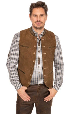 Almsach Lederweste WS1202 Reh 23 Almsach Lederweste WS1202 Reh -Modische Damenbekleidung Geschäft Herrenweste Almsach WS 1202 reh M