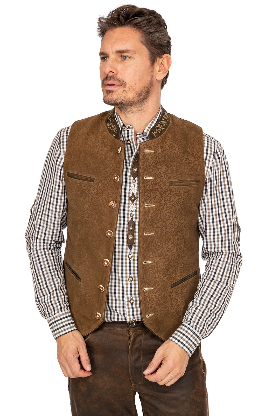 Almsach Lederweste WS1202 Reh 12 Almsach Lederweste WS1202 Reh – Bild 10