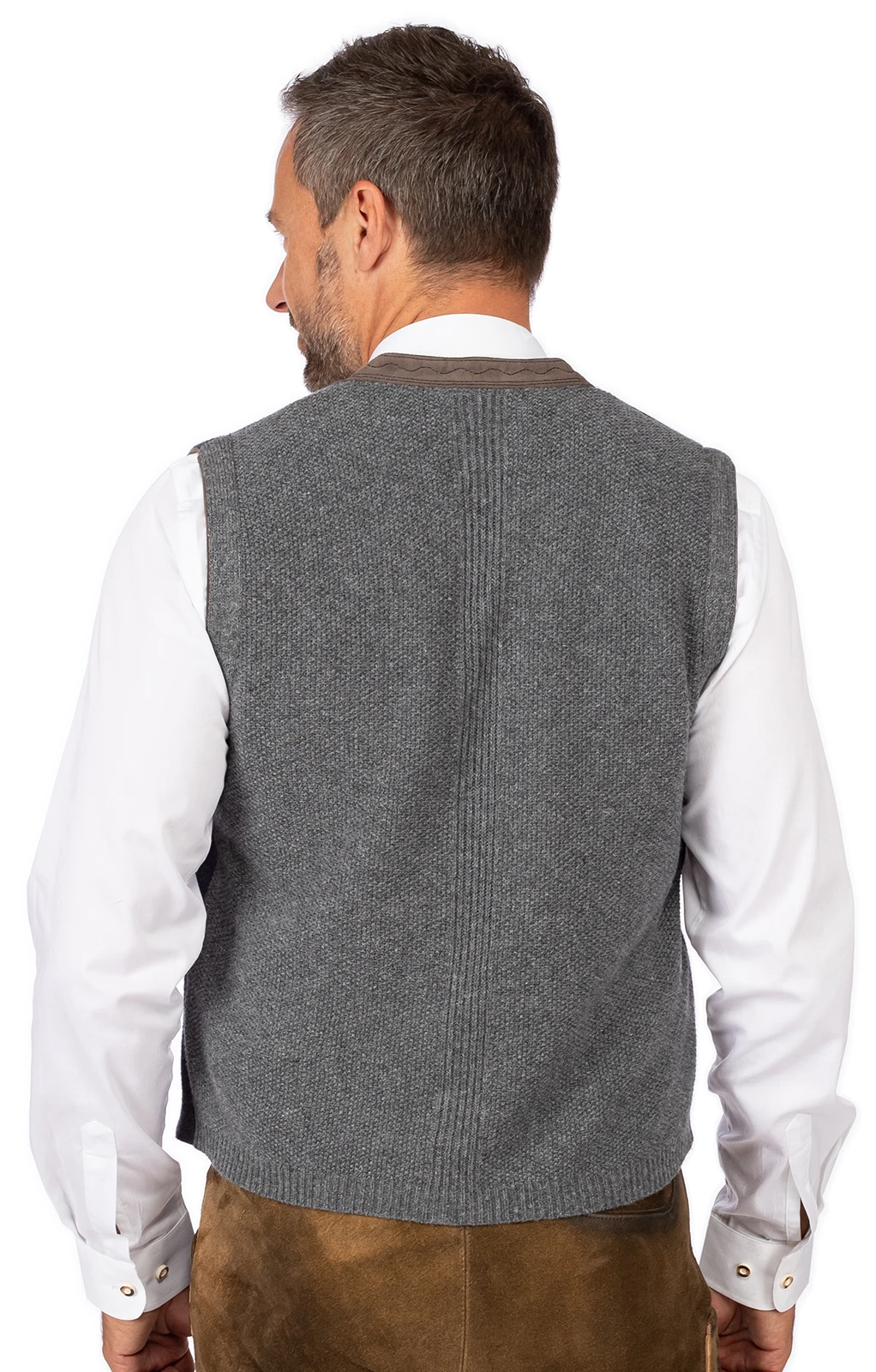 Spieth & Wensky Weste WOTAN Blau Taupe 6 Spieth & Wensky Weste WOTAN Blau Taupe – Bild 4