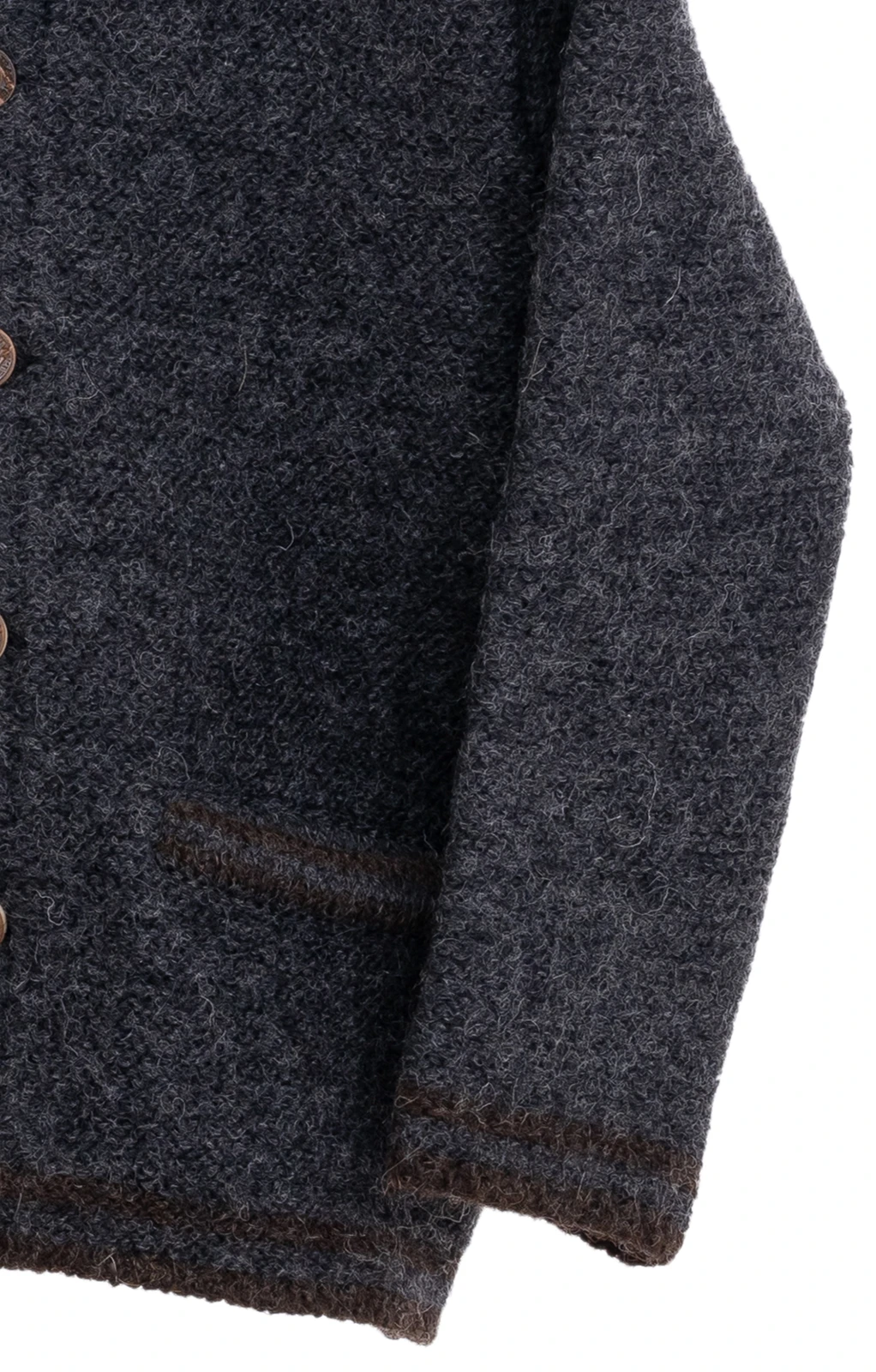 OS-Trachten Kinderstrickjacke 487000-0772-15 Anthrazit 5 OS-Trachten Kinderstrickjacke 487000-0772-15 Anthrazit – Bild 3