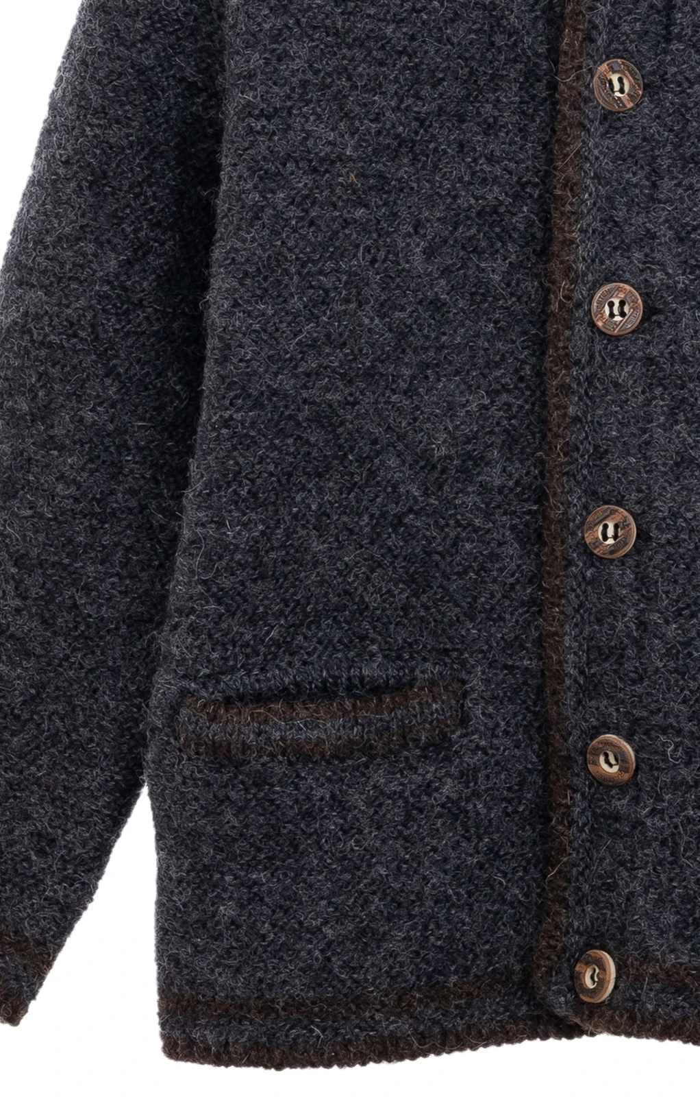 OS-Trachten Kinderstrickjacke 487000-0772-15 Anthrazit 7 OS-Trachten Kinderstrickjacke 487000-0772-15 Anthrazit – Bild 5