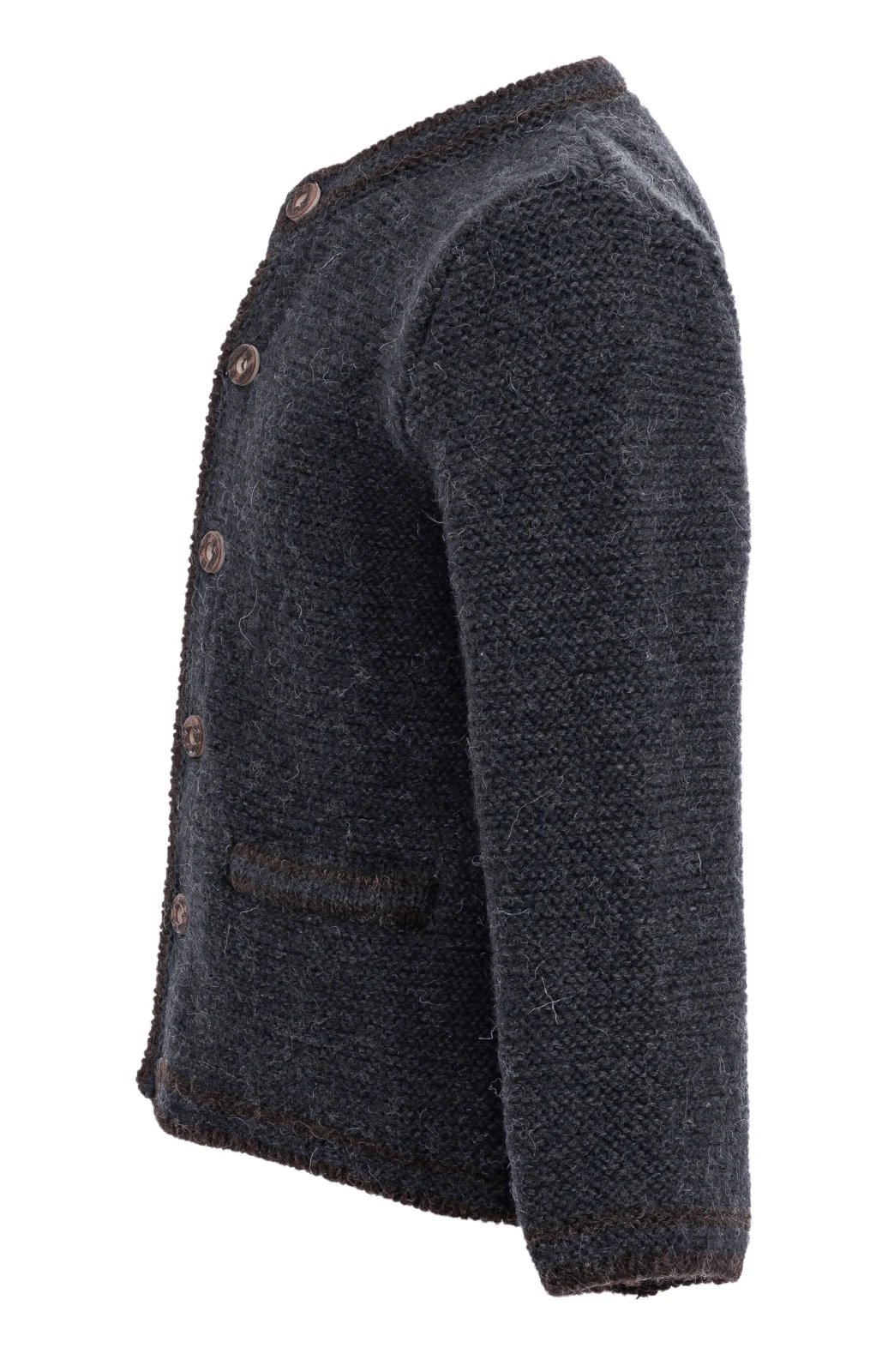 OS-Trachten Kinderstrickjacke 487000-0772-15 Anthrazit 8 OS-Trachten Kinderstrickjacke 487000-0772-15 Anthrazit – Bild 6