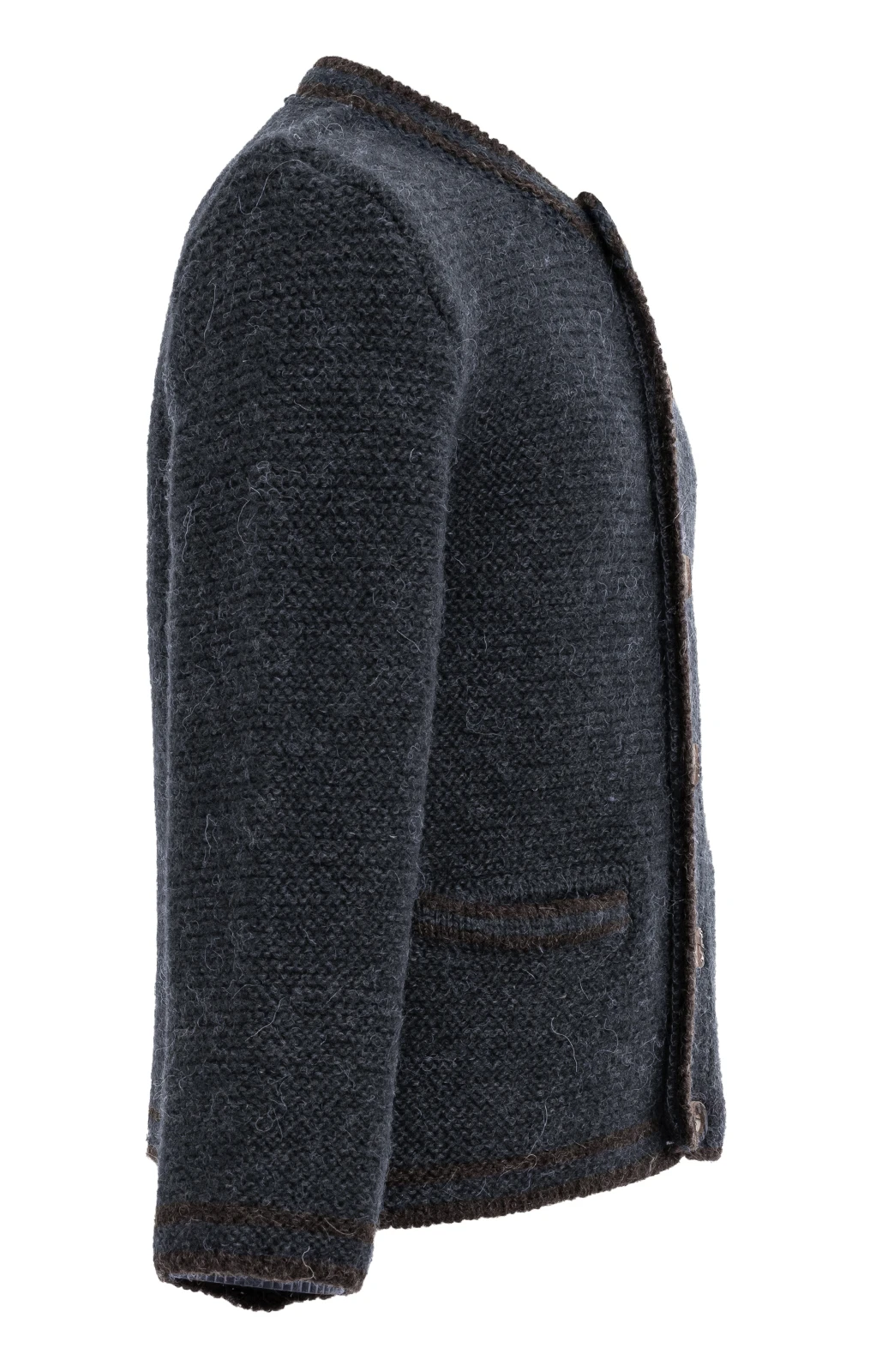 OS-Trachten Kinderstrickjacke 487000-0772-15 Anthrazit 9 OS-Trachten Kinderstrickjacke 487000-0772-15 Anthrazit – Bild 7