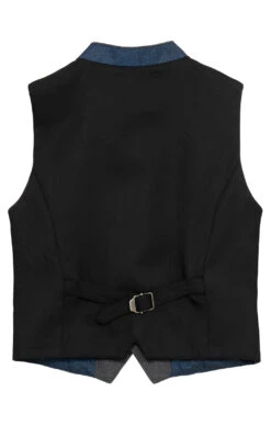 Spieth & Wensky Kinderweste ANDREAS Dunkelblau 12 Spieth & Wensky Kinderweste ANDREAS Dunkelblau -Modische Damenbekleidung Geschäft Kinderweste SpiethWensky Andreas Jacquard dunkelblau D