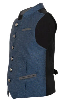 Spieth & Wensky Kinderweste ANDREAS Dunkelblau 13 Spieth & Wensky Kinderweste ANDREAS Dunkelblau -Modische Damenbekleidung Geschäft Kinderweste SpiethWensky Andreas Jacquard dunkelblau K