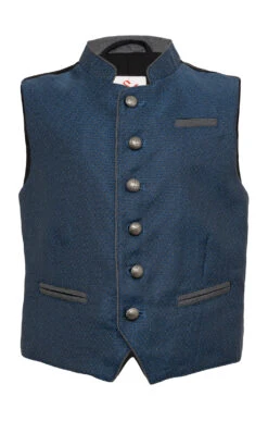 Spieth & Wensky Kinderweste ANDREAS Dunkelblau 15 Spieth & Wensky Kinderweste ANDREAS Dunkelblau -Modische Damenbekleidung Geschäft Kinderweste SpiethWensky Andreas Jacquard dunkelblau M