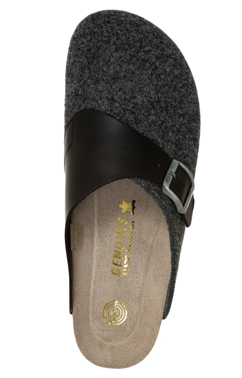 Genuins Pantoffeln G101560 BRANCO Anthrazit 7 Genuins Pantoffeln G101560 BRANCO Anthrazit – Bild 5