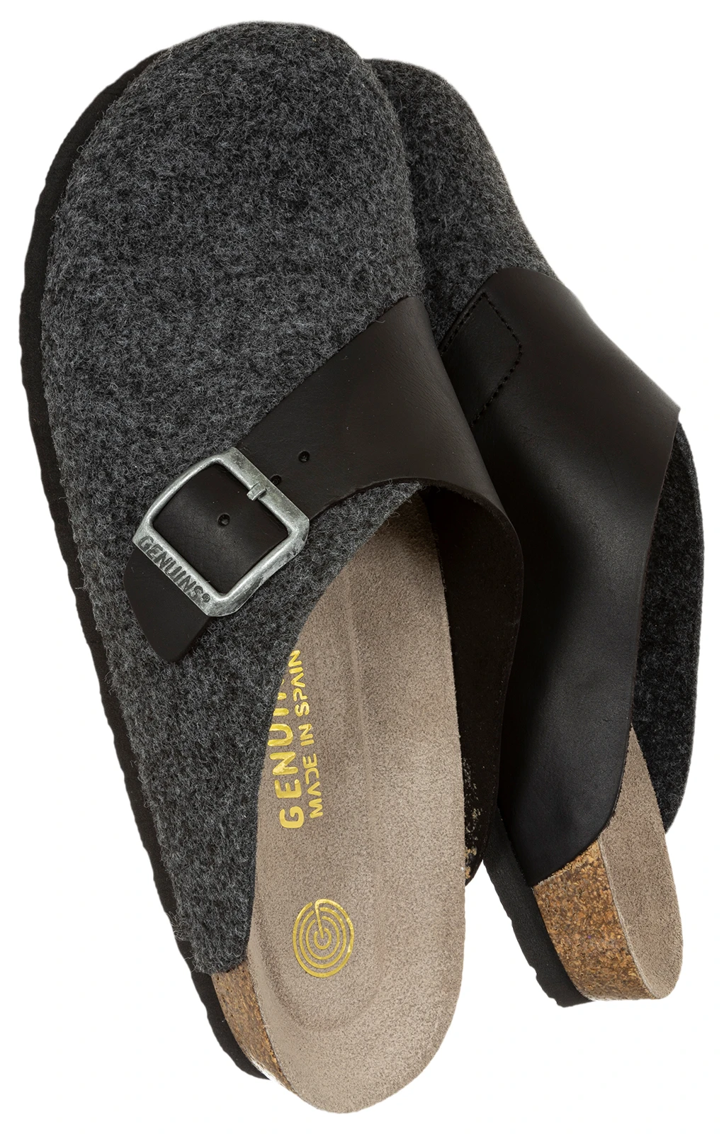 Genuins Pantoffeln G101560 BRANCO Anthrazit 11 Genuins Pantoffeln G101560 BRANCO Anthrazit – Bild 9