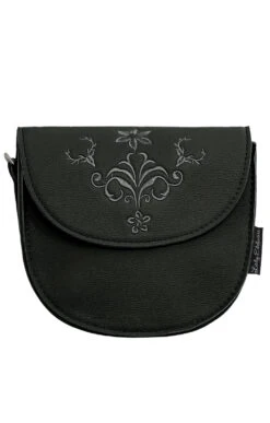 Lady Edelweiss Handtasche 30964 Schwarzin Lederoptik