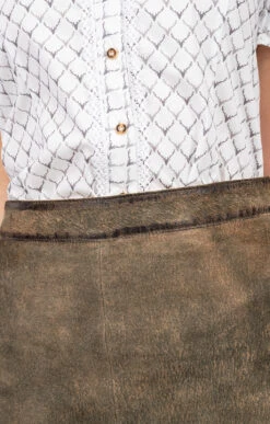 Maddox Lederrock Kurz ICKINGER Stein Antik 12 Maddox Lederrock Kurz ICKINGER Stein Antik -Modische Damenbekleidung Geschäft Trachten Lederrock Maddox Ickingear stein antik B