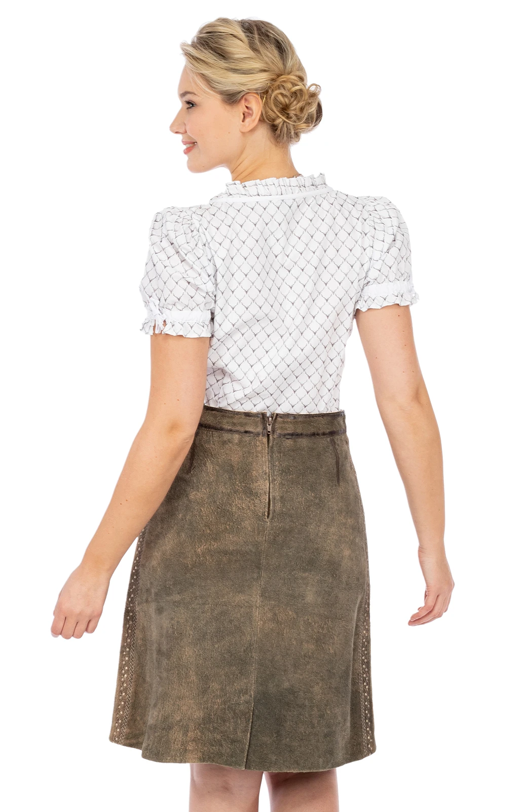 Maddox Lederrock Kurz ICKINGER Stein Antik 6 Maddox Lederrock Kurz ICKINGER Stein Antik – Bild 4