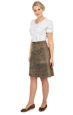 Maddox Lederrock Kurz ICKINGER Stein Antik 15 Maddox Lederrock Kurz ICKINGER Stein Antik -Modische Damenbekleidung Geschäft Trachten Lederrock Maddox Ickingear stein antik E