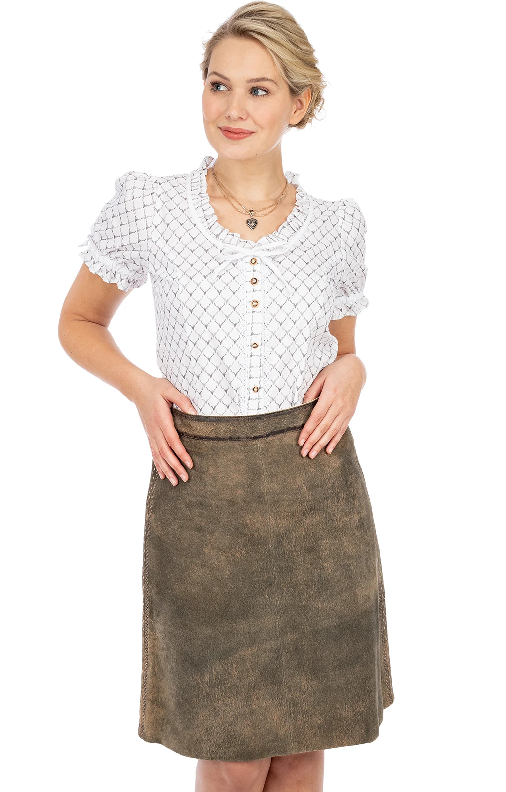 Maddox Lederrock Kurz ICKINGER Stein Antik 9 Maddox Lederrock Kurz ICKINGER Stein Antik – Bild 7