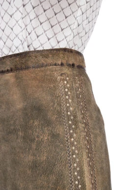 Maddox Lederrock Kurz ICKINGER Stein Antik 18 Maddox Lederrock Kurz ICKINGER Stein Antik -Modische Damenbekleidung Geschäft Trachten Lederrock Maddox Ickingear stein antik L