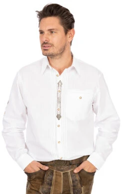 OS-Trachten Trachtenhemd Thomas Weiss (Regular Fit)