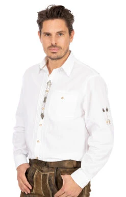 OS-Trachten Trachtenhemd Thomas Weiss (Regular Fit) 15 OS-Trachten Trachtenhemd Thomas Weiss (Regular Fit) -Modische Damenbekleidung Geschäft Trachtenhemd Langarm Orbis 920027 1184 1 weiss NEU C