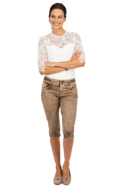 Hangowear Jeanshose HENDRINA Kniebund Schlamm 20 Hangowear Jeanshose HENDRINA Kniebund Schlamm -Modische Damenbekleidung Geschäft Trachtenhose Kniebund Hangowear Hendrina schlamm E