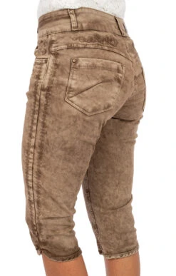Hangowear Jeanshose HENDRINA Kniebund Schlamm 24 Hangowear Jeanshose HENDRINA Kniebund Schlamm -Modische Damenbekleidung Geschäft Trachtenhose Kniebund Hangowear Hendrina schlamm M