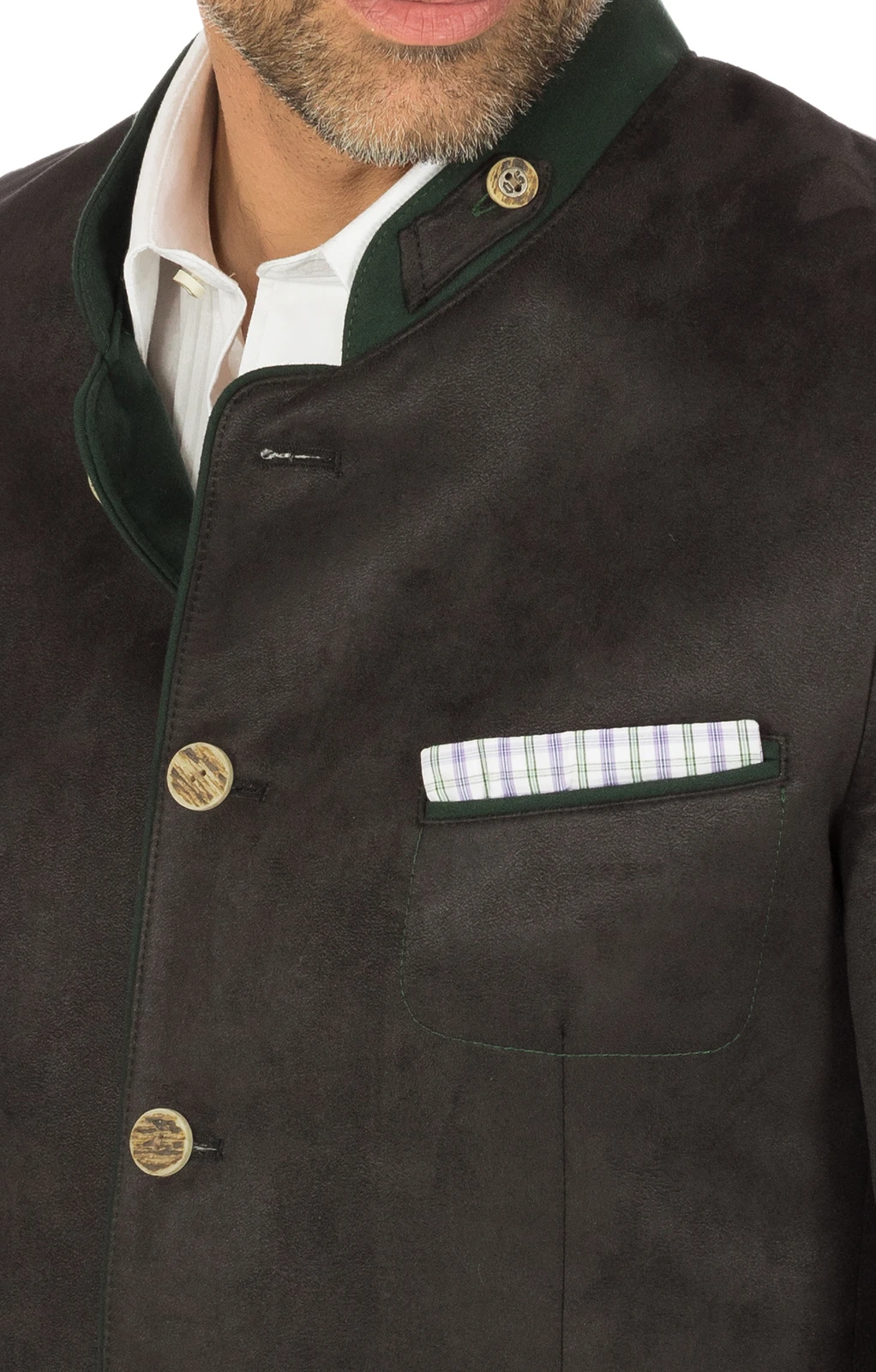 OS-Trachten Trachtenjacke HOCHKÖNIG Anthrazit 4 OS-Trachten Trachtenjacke HOCHKÖNIG Anthrazit – Bild 2