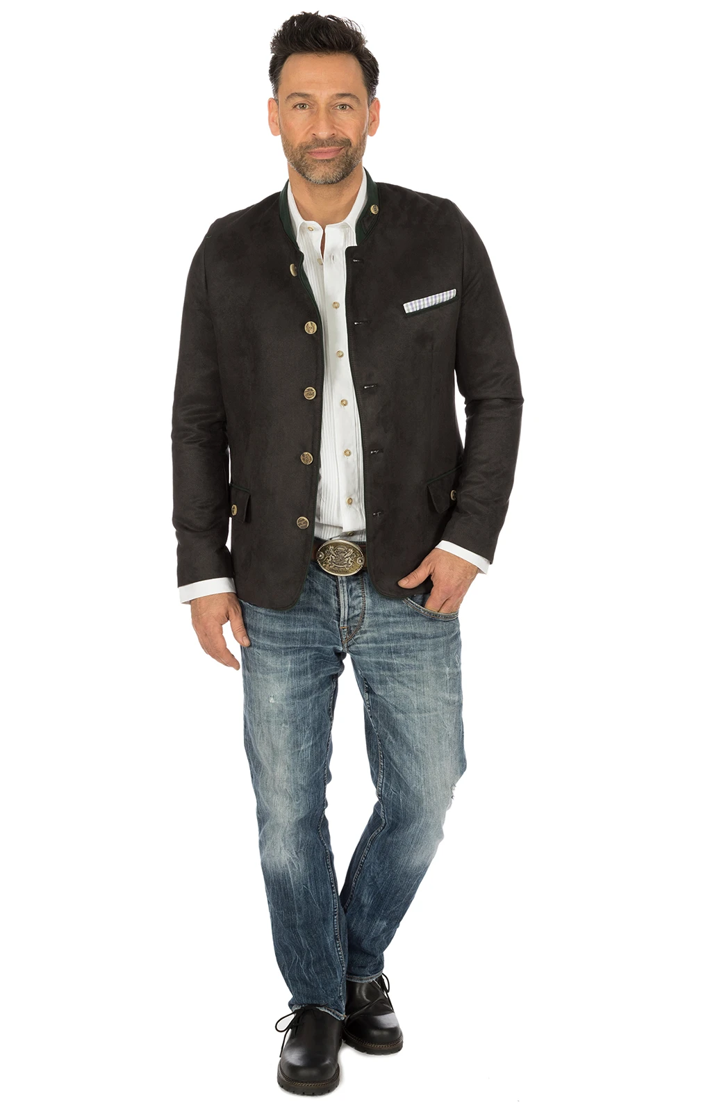 OS-Trachten Trachtenjacke HOCHKÖNIG Anthrazit 7 OS-Trachten Trachtenjacke HOCHKÖNIG Anthrazit – Bild 5