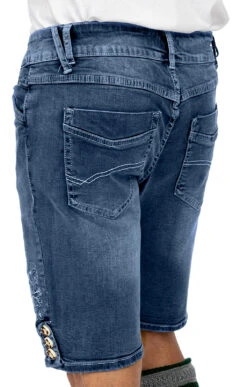 Marjo Trachtenjeans Jeans Short GUSTL Blau 26 Marjo Trachtenjeans Jeans Short GUSTL Blau -Modische Damenbekleidung Geschäft Trachtenjeans Bermuda Marjo M99 Gustl blau NEU O