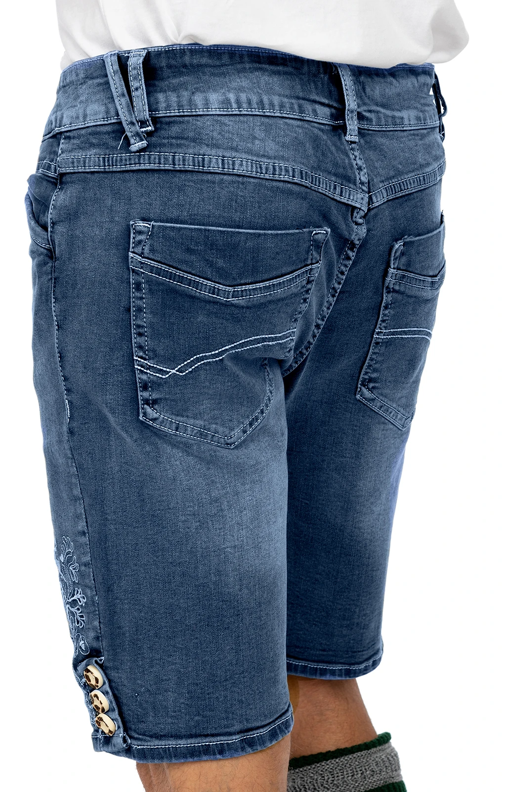 Marjo Trachtenjeans Jeans Short GUSTL Blau 13 Marjo Trachtenjeans Jeans Short GUSTL Blau – Bild 11