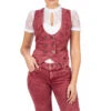 Hangowear Jeans Kniebund HENDRINA Bordeaux 2 Hangowear Jeans Kniebund HENDRINA Bordeaux -Modische Damenbekleidung Geschäft Trachtenjeans Hangowear Hendnna weinrot A