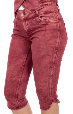 Hangowear Jeans Kniebund HENDRINA Bordeaux 19 Hangowear Jeans Kniebund HENDRINA Bordeaux -Modische Damenbekleidung Geschäft Trachtenjeans Hangowear Hendnna weinrot C