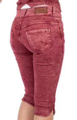 Hangowear Jeans Kniebund HENDRINA Bordeaux 20 Hangowear Jeans Kniebund HENDRINA Bordeaux -Modische Damenbekleidung Geschäft Trachtenjeans Hangowear Hendnna weinrot D