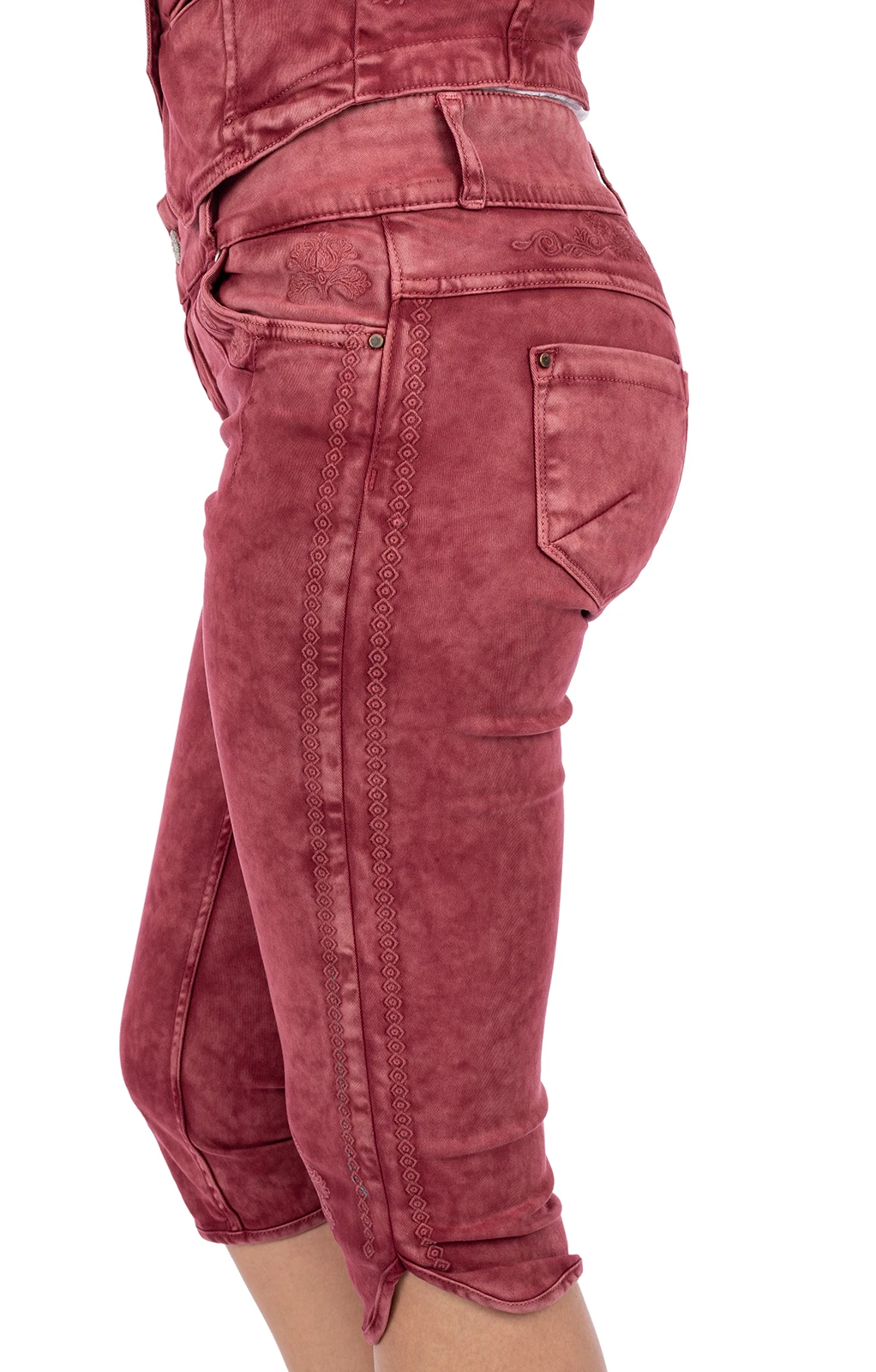 Hangowear Jeans Kniebund HENDRINA Bordeaux 9 Hangowear Jeans Kniebund HENDRINA Bordeaux – Bild 7