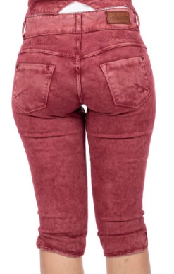 Hangowear Jeans Kniebund HENDRINA Bordeaux 25 Hangowear Jeans Kniebund HENDRINA Bordeaux -Modische Damenbekleidung Geschäft Trachtenjeans Hangowear Hendnna weinrot M