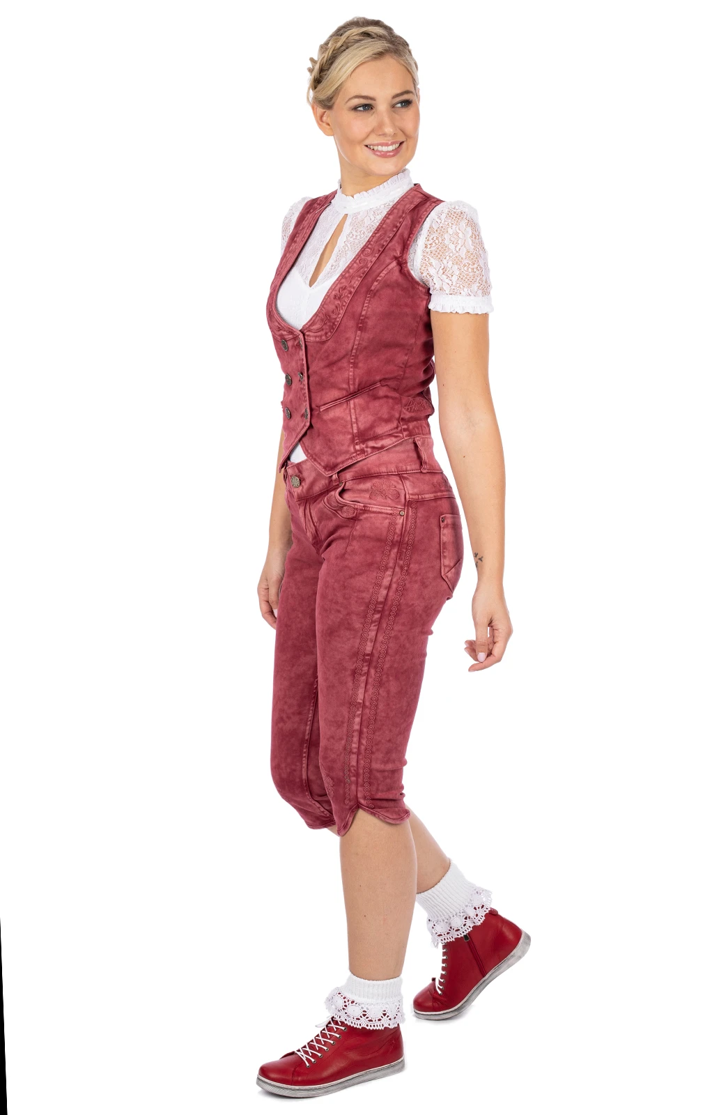 Hangowear Jeans Kniebund HENDRINA Bordeaux 17 Hangowear Jeans Kniebund HENDRINA Bordeaux – Bild 15