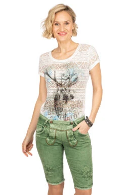 Hangowear Jeans Bermuda OVIDA Dunkelgrün