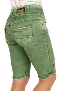 Hangowear Jeans Bermuda OVIDA Dunkelgrün 19 Hangowear Jeans Bermuda OVIDA Dunkelgrün -Modische Damenbekleidung Geschäft Trachtenjeans Hangowear Ovida Bermuda dunkelgruen D