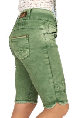 Hangowear Jeans Bermuda OVIDA Dunkelgrün 28 Hangowear Jeans Bermuda OVIDA Dunkelgrün -Modische Damenbekleidung Geschäft Trachtenjeans Hangowear Ovida Bermuda dunkelgruen Q