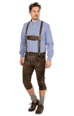 Maddox Lederhose Kniebund ROTWAND Antik Nuss