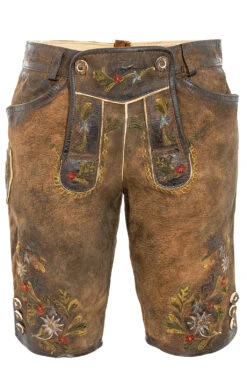 Maddox Lederhose Bermuda THERESIA Antik Stein 20 Maddox Lederhose Bermuda THERESIA Antik Stein -Modische Damenbekleidung Geschäft Trachtenlederhose Maddox Theresia bermuda antikstein H