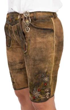 Maddox Lederhose Bermuda THERESIA Antik Stein 22 Maddox Lederhose Bermuda THERESIA Antik Stein -Modische Damenbekleidung Geschäft Trachtenlederhose Maddox Theresia bermuda antikstein M NEU