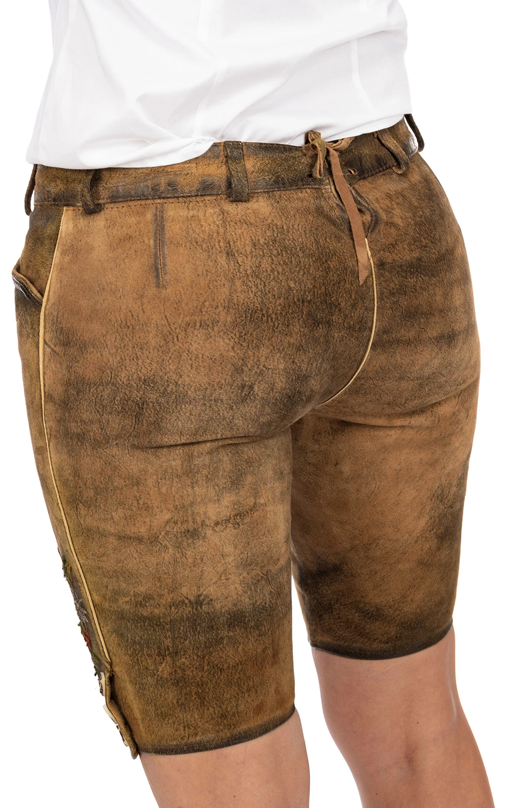 Maddox Lederhose Bermuda THERESIA Antik Stein 12 Maddox Lederhose Bermuda THERESIA Antik Stein – Bild 10