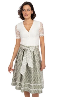 Marjo Rock 68 Cm MAIKE Salbeigrün 22 Marjo Rock 68 Cm MAIKE Salbeigrün -Modische Damenbekleidung Geschäft Trachtenrock MarJo Maike salbaigruen L