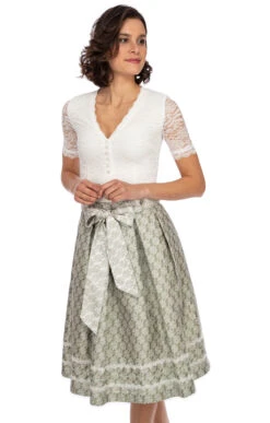 Marjo Rock 68 Cm MAIKE Salbeigrün 24 Marjo Rock 68 Cm MAIKE Salbeigrün -Modische Damenbekleidung Geschäft Trachtenrock MarJo Maike salbaigruen N