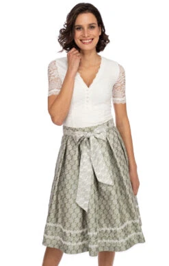 Marjo Rock 68 Cm MAIKE Salbeigrün 25 Marjo Rock 68 Cm MAIKE Salbeigrün -Modische Damenbekleidung Geschäft Trachtenrock MarJo Maike salbaigruen O