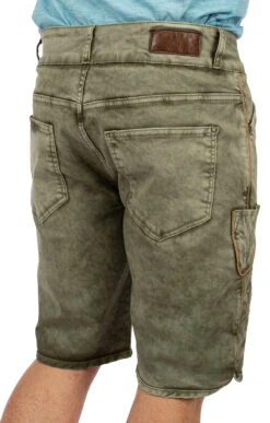 Hangowear Trachtenjeans HECTOR Short Army -Modische Damenbekleidung Geschäft Trachtenshort Hangowear Hector army gruen D